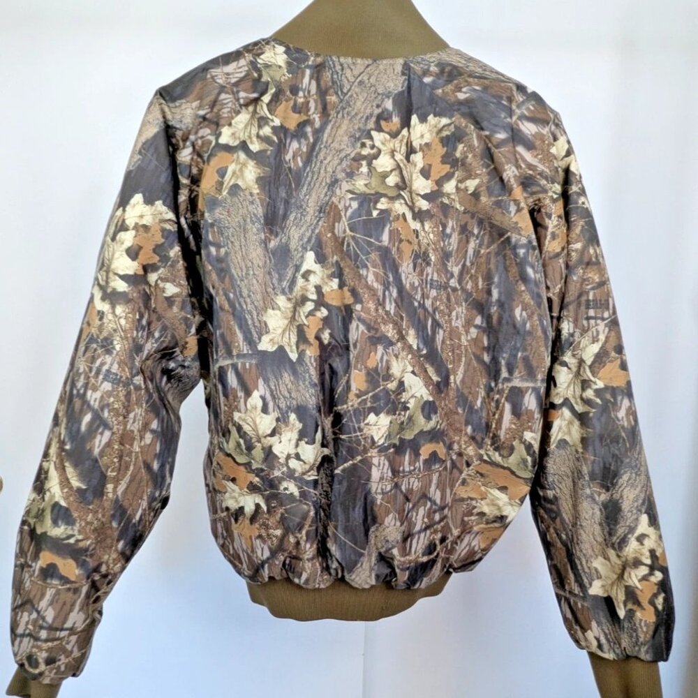 Vtg Columbia Mossy Oak Breakup Reversible Camo Jacket Men’s M 1995 Hunting Coat - Picture 3 of 14